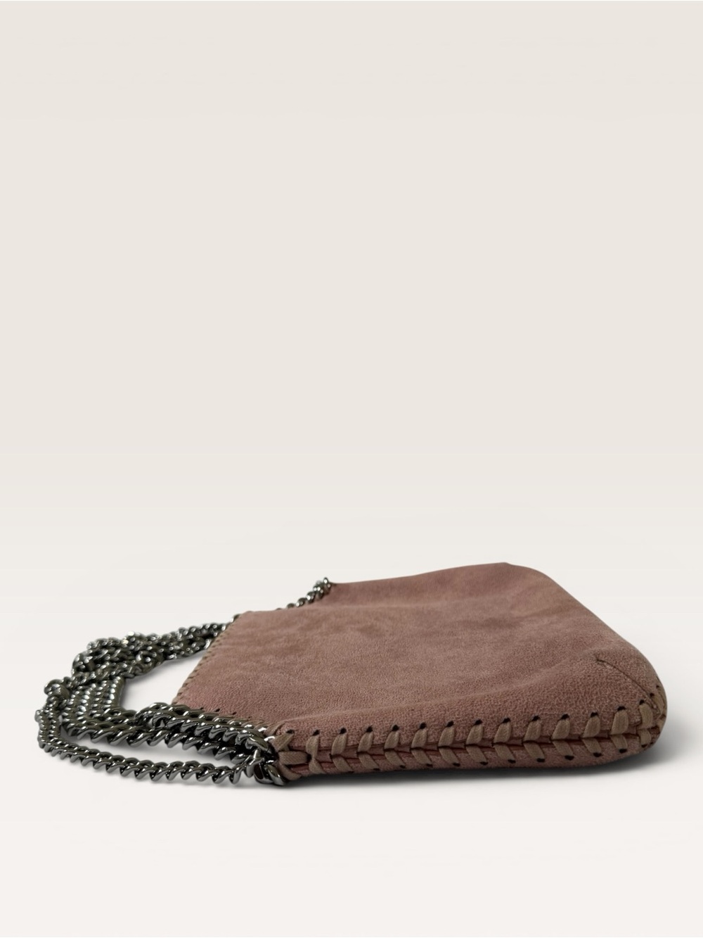 Stella McCartney Falabella Mini Fold Over Tote Pink Chain Crossbody - Picture 8 of 10